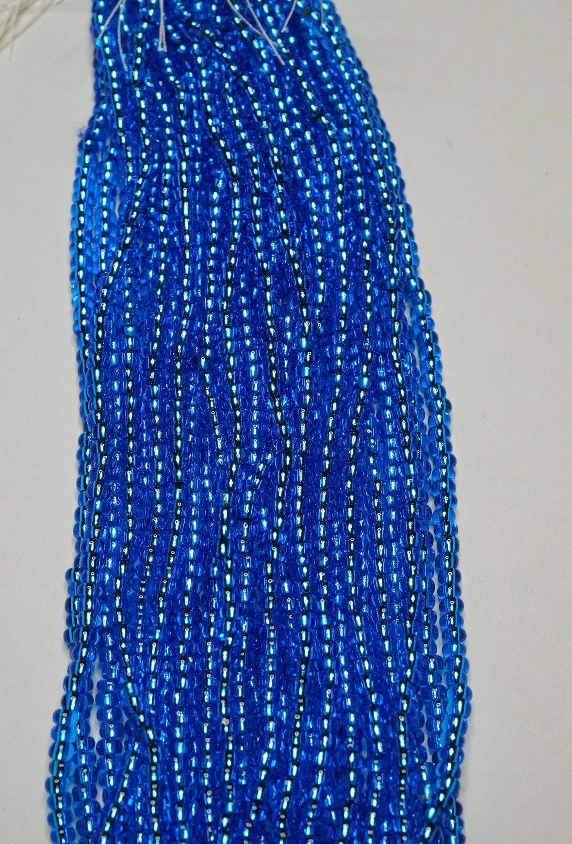 Large Blue Vintage Beads – view 2