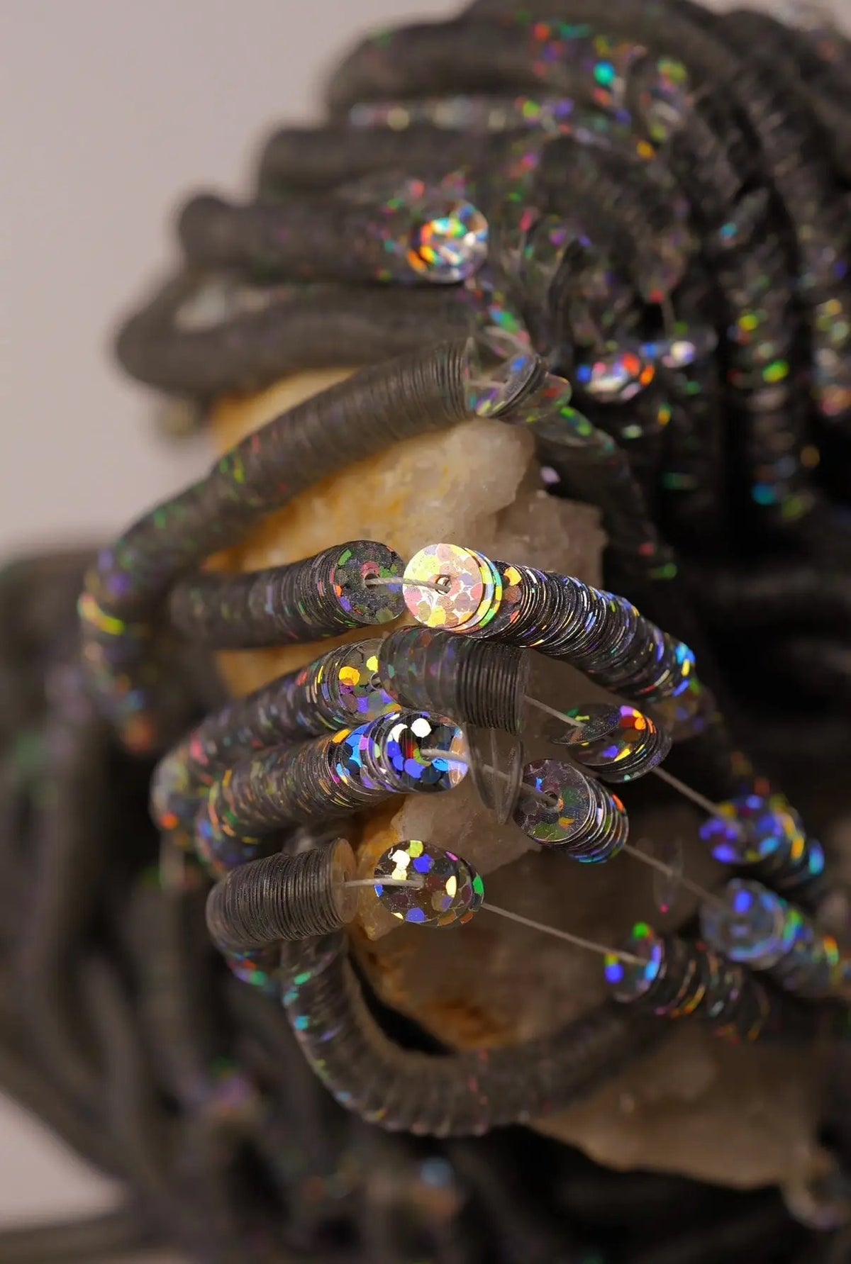 Silver Opal Sequins 5mm – view 2