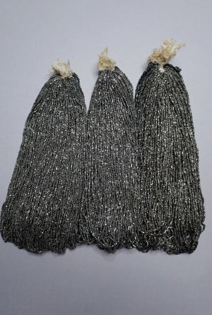 Silver Caviar Antique Beads