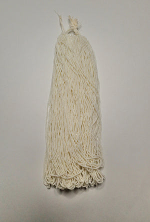 Pearly White Vintage Beads 2mm