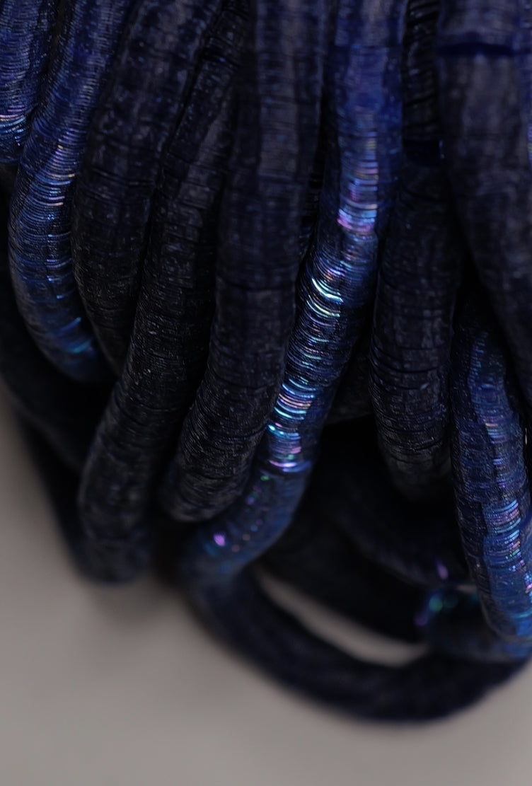 Iridescent Dark Blue French Cuvettes 5mm