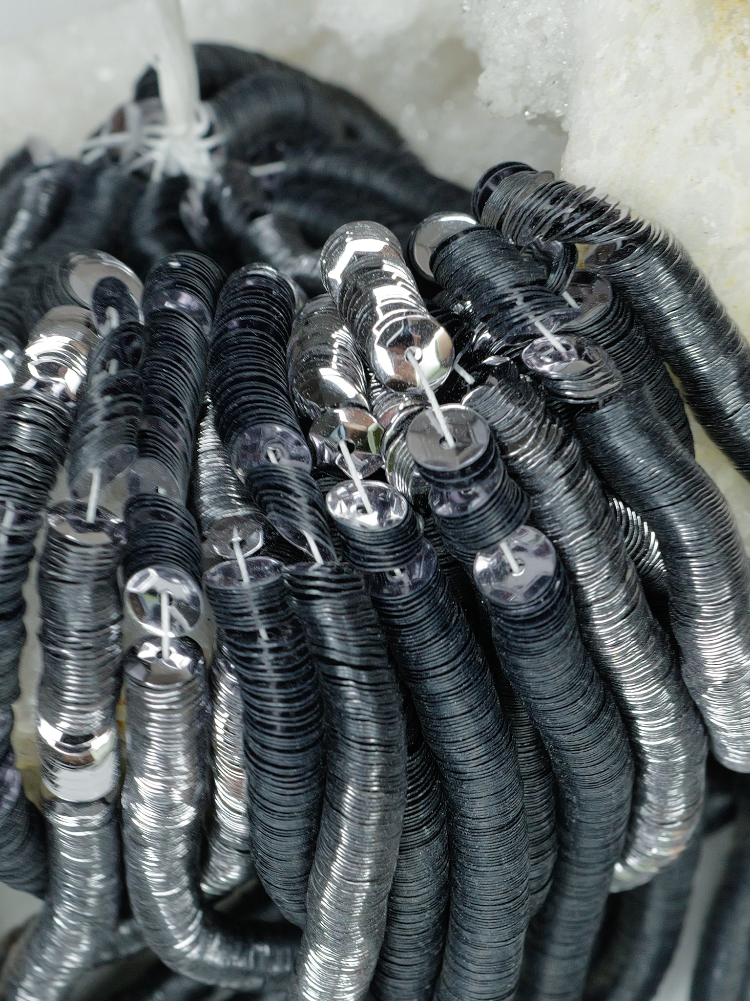 5mm Metallic Dark Silver French Cuvettes