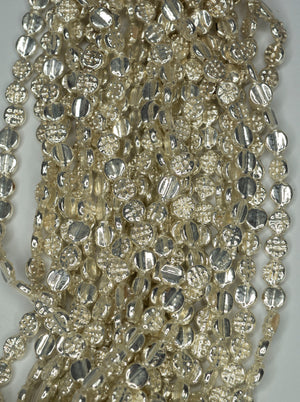 Antique Round Hollow-Blown Glass Beads
