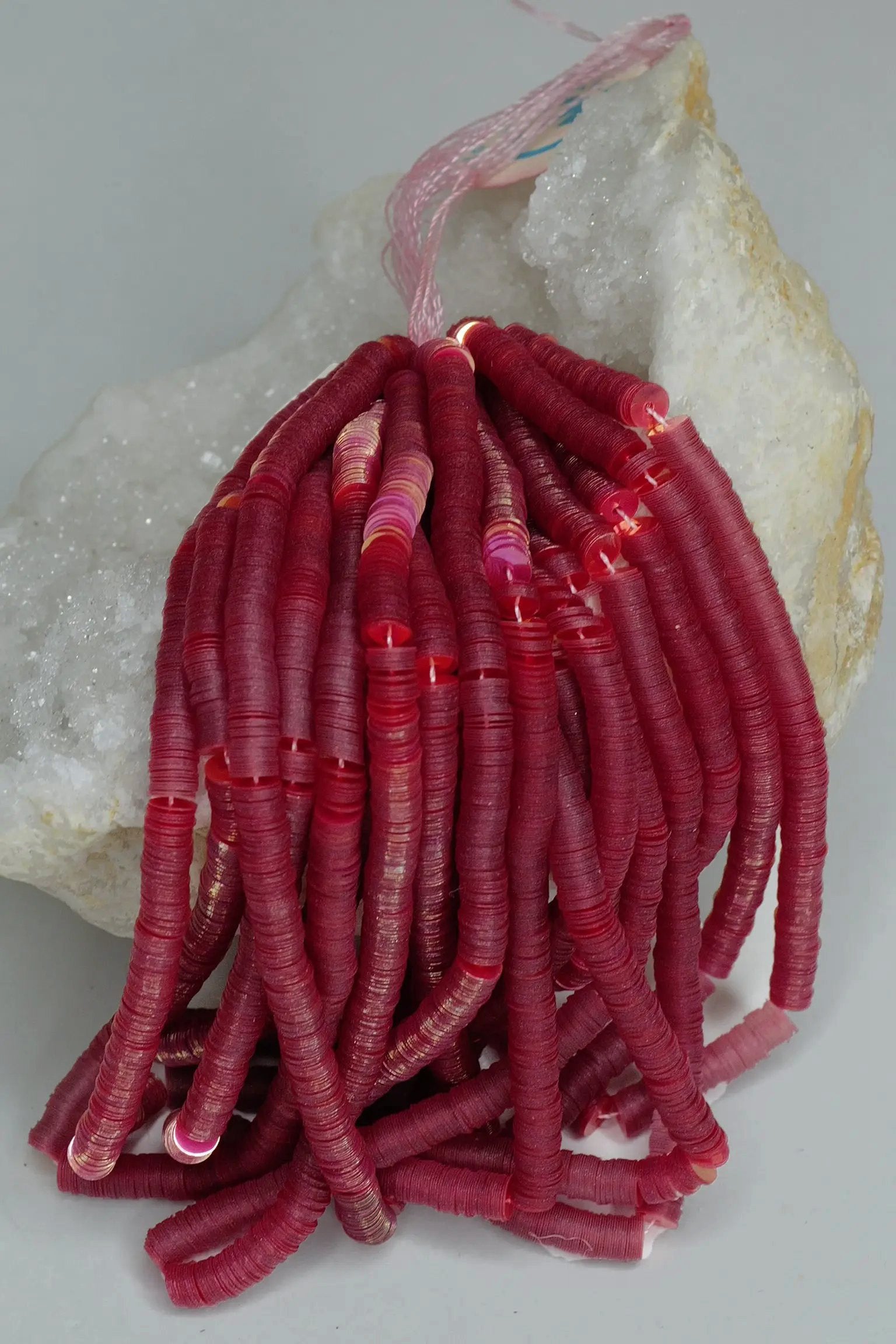 4mm Iridescent Maroon Sequins