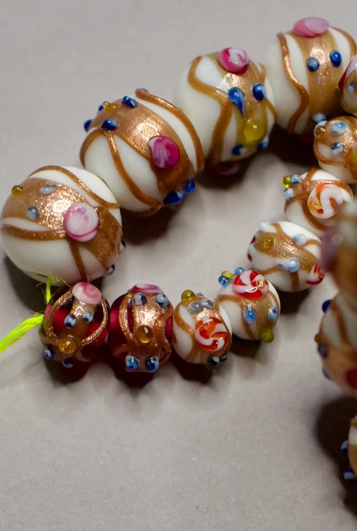 Vintage Venetian Murano Glass Beads