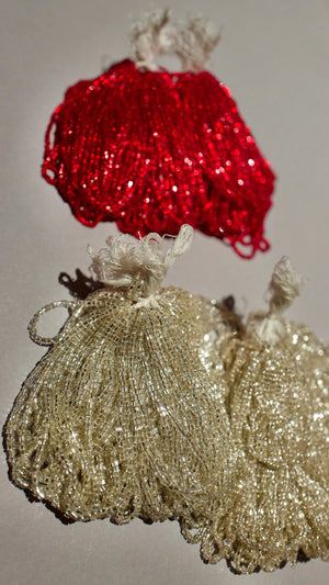 red vintage glass beads | Antique Seed Beads