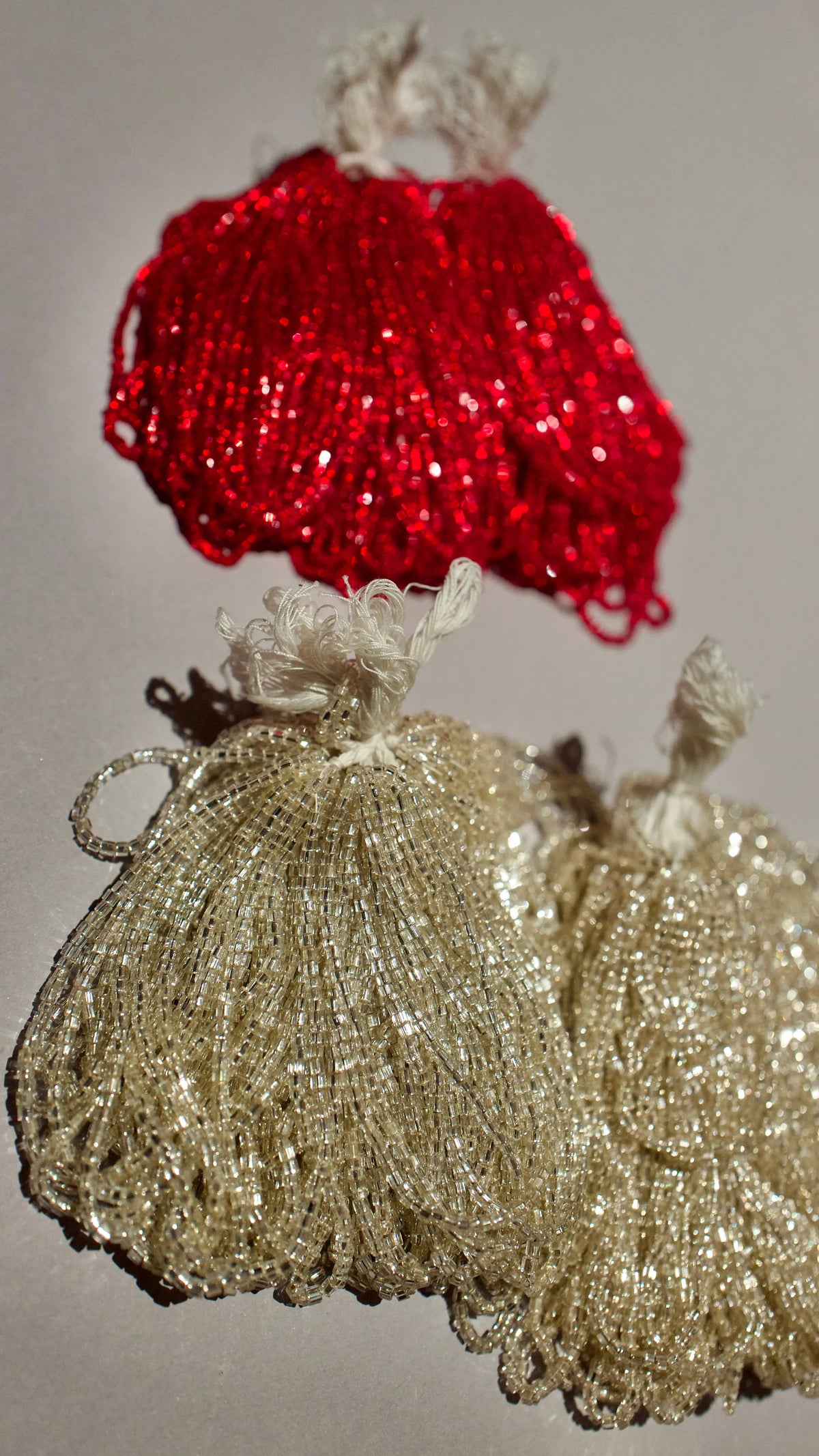 red vintage glass beads | Antique Seed Beads
