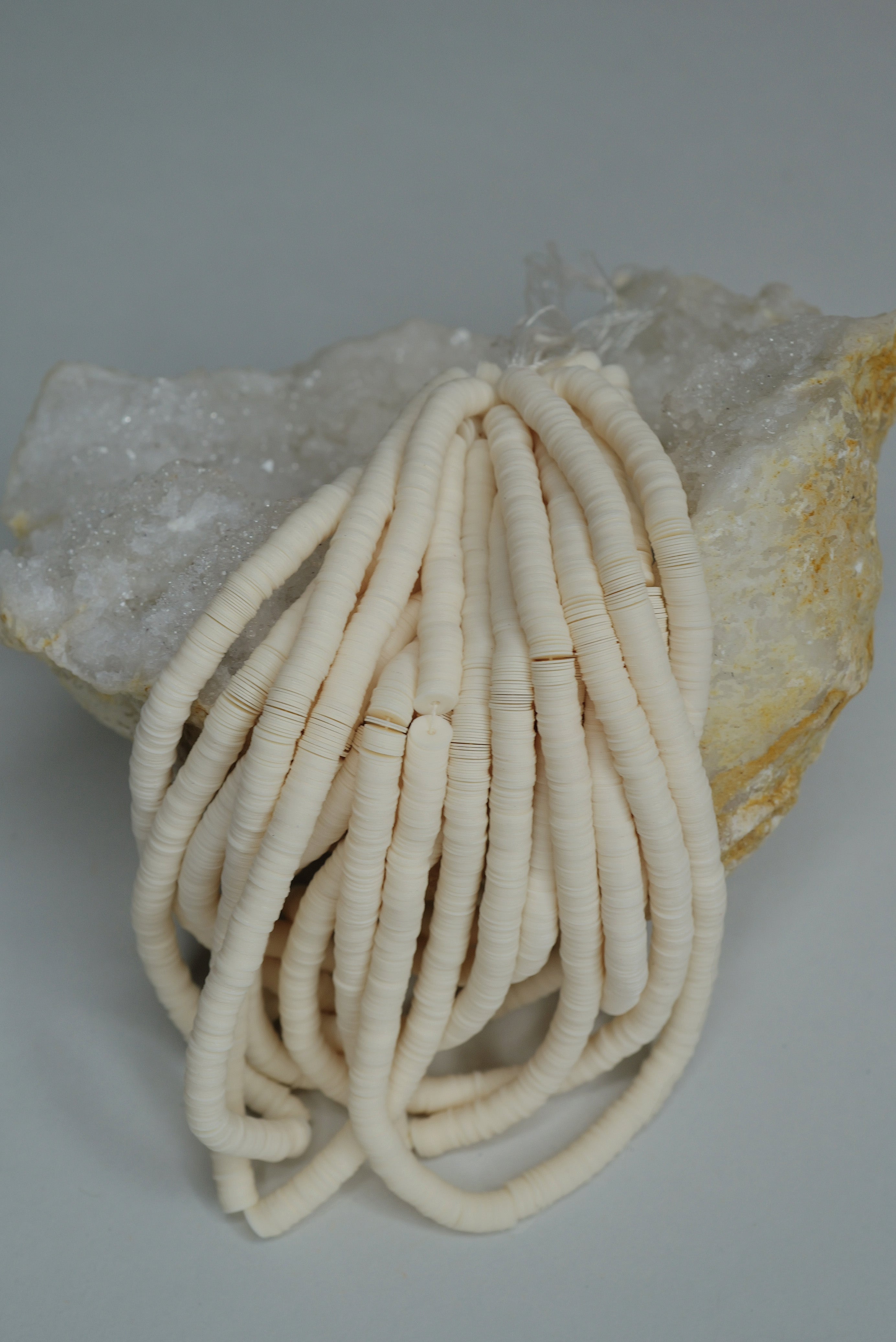 4mm Ivory Porcelain Sequins
