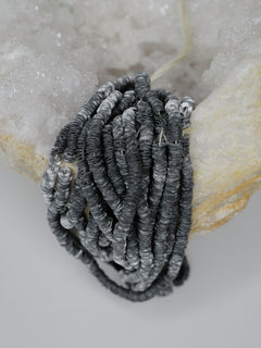 3mm Textured Matte Silver Sequins