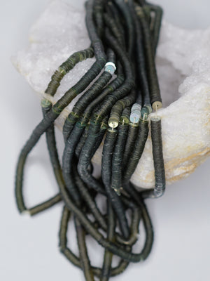 4mm Silver Green Sequins - Norman Hartnell Archive