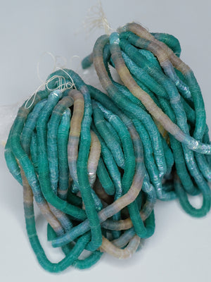 5mm Dual Colour Green Iris Cuvettes - Norman Hartnell Archive