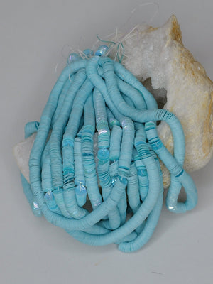 5mm Aqua Blue Iris Cuvettes - Norman Hartnell Archive