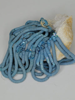 5mm Denim Blue Iris Cuvettes - Norman Hartnell Archive