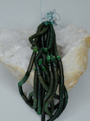 4mm Emerald Green Metallic Sequins - Norman Hartnell Archive