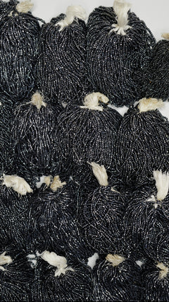 Black Caviar Beads - Norman Hartnell Archive