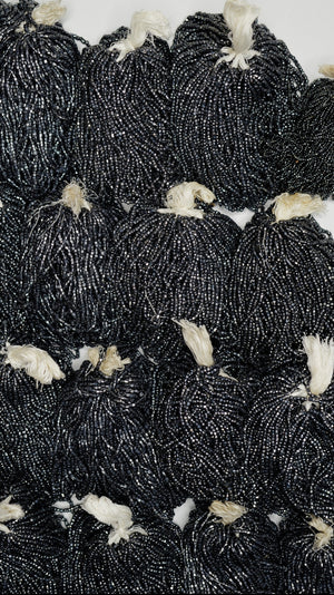 Black Caviar Beads - Norman Hartnell Archive