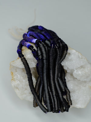 6mm Violet Blue Metallic Sequins - Norman Hartnell Archive