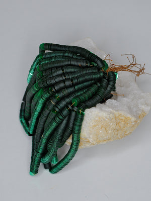 6mm Emerald Green Metallic Sequins - Norman Hartnell Archive