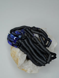 6mm Violet Blue Metallic Sequins - Norman Hartnell Archive