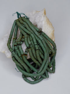 5mm Khaki Green Sequins - Norman Hartnell Archive