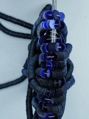 6mm Navy Blue Sequins - Norman Hartnell Archive