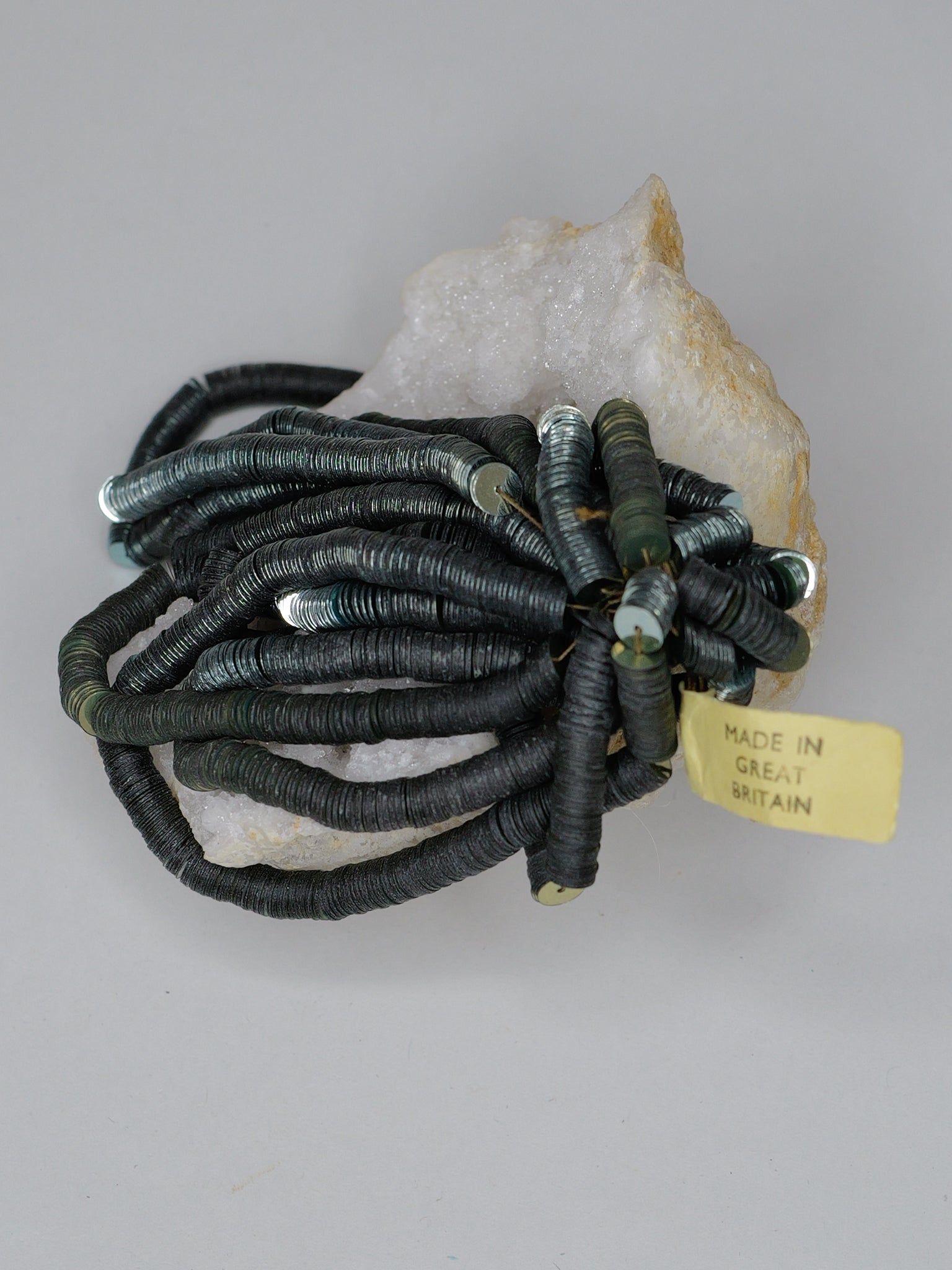 6mm Sage Green Metallic Sequins - Norman Hartnell Archive