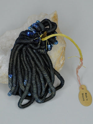 4mm Aqua Blue Metallic Cuvettes - Norman Hartnell Archive