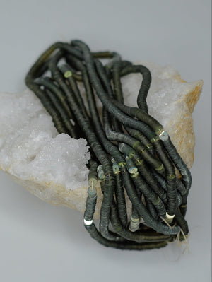 4mm Silver Green Sequins - Norman Hartnell Archive