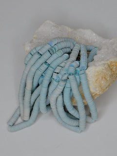 6mm Powder Blue Iris Sequins - Norman Hartnell Archive