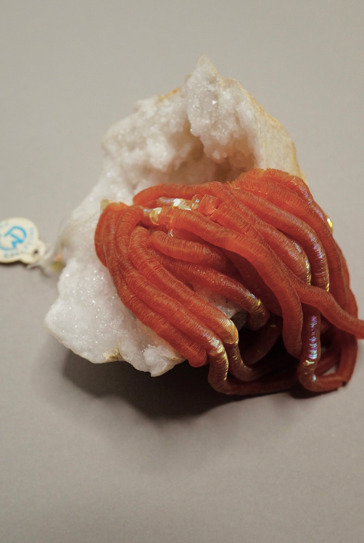 Iridescent Carrot Orange French Cuvettes 5mm