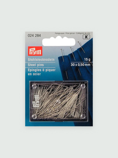 Prym hard steel pins 0.50 x 30 mm, 15 g