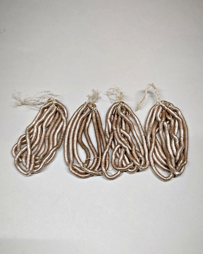 5mm Rose Silver Real Metal Sequins - Norman Hartnell Archive