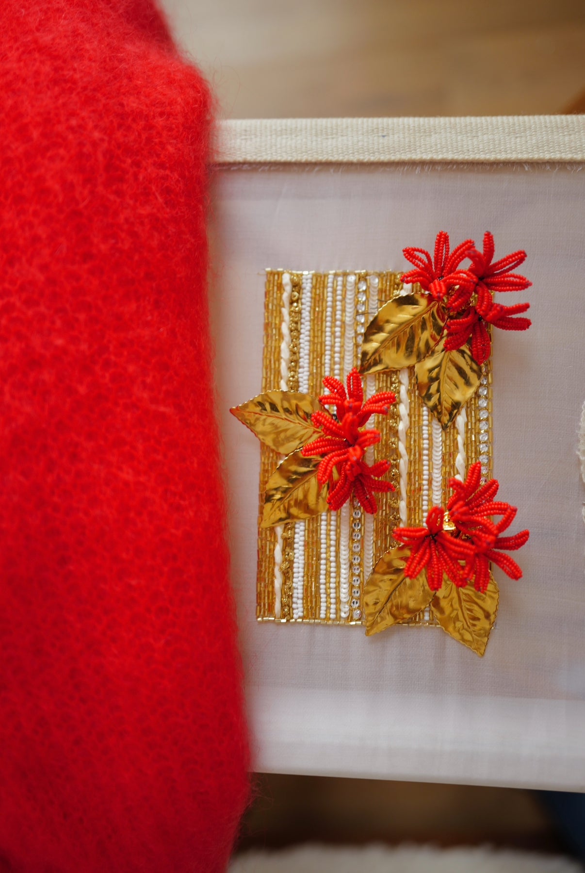 Floral Hand-Embroidery