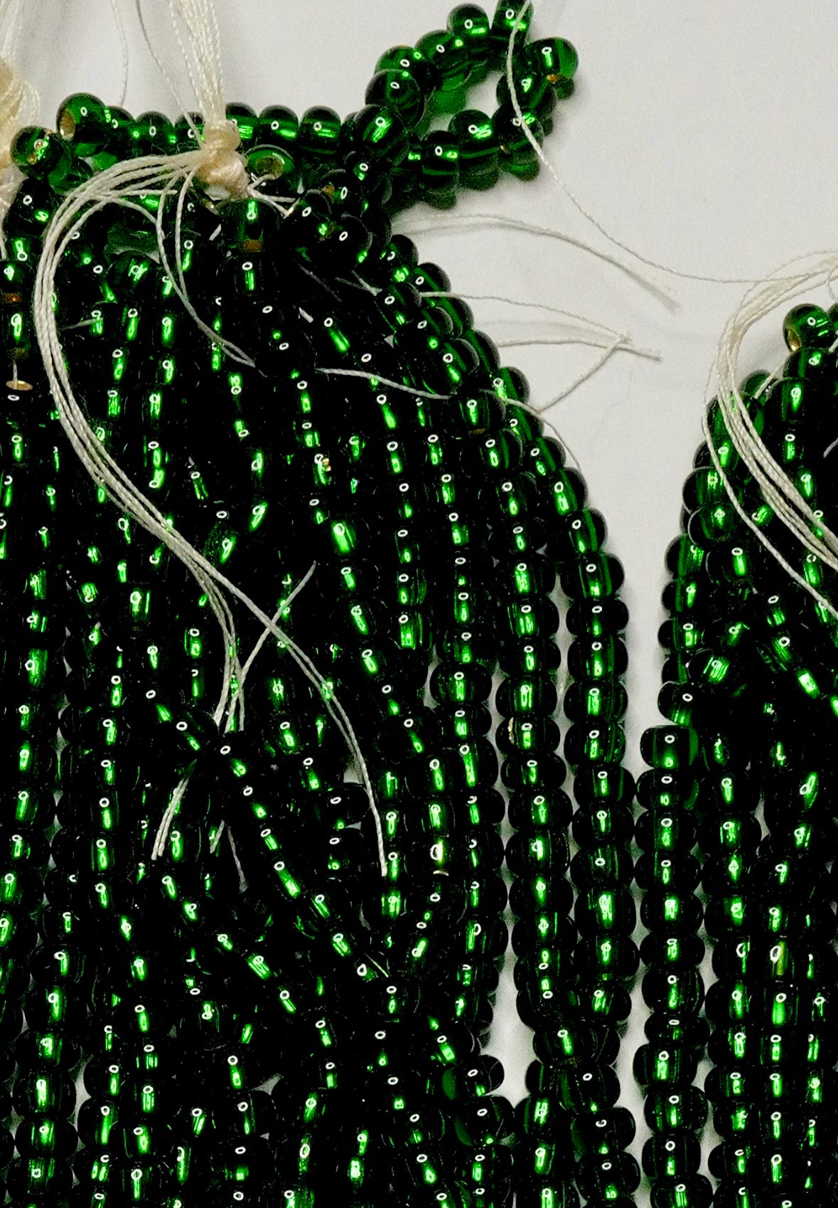 Large Green Vintage Beads