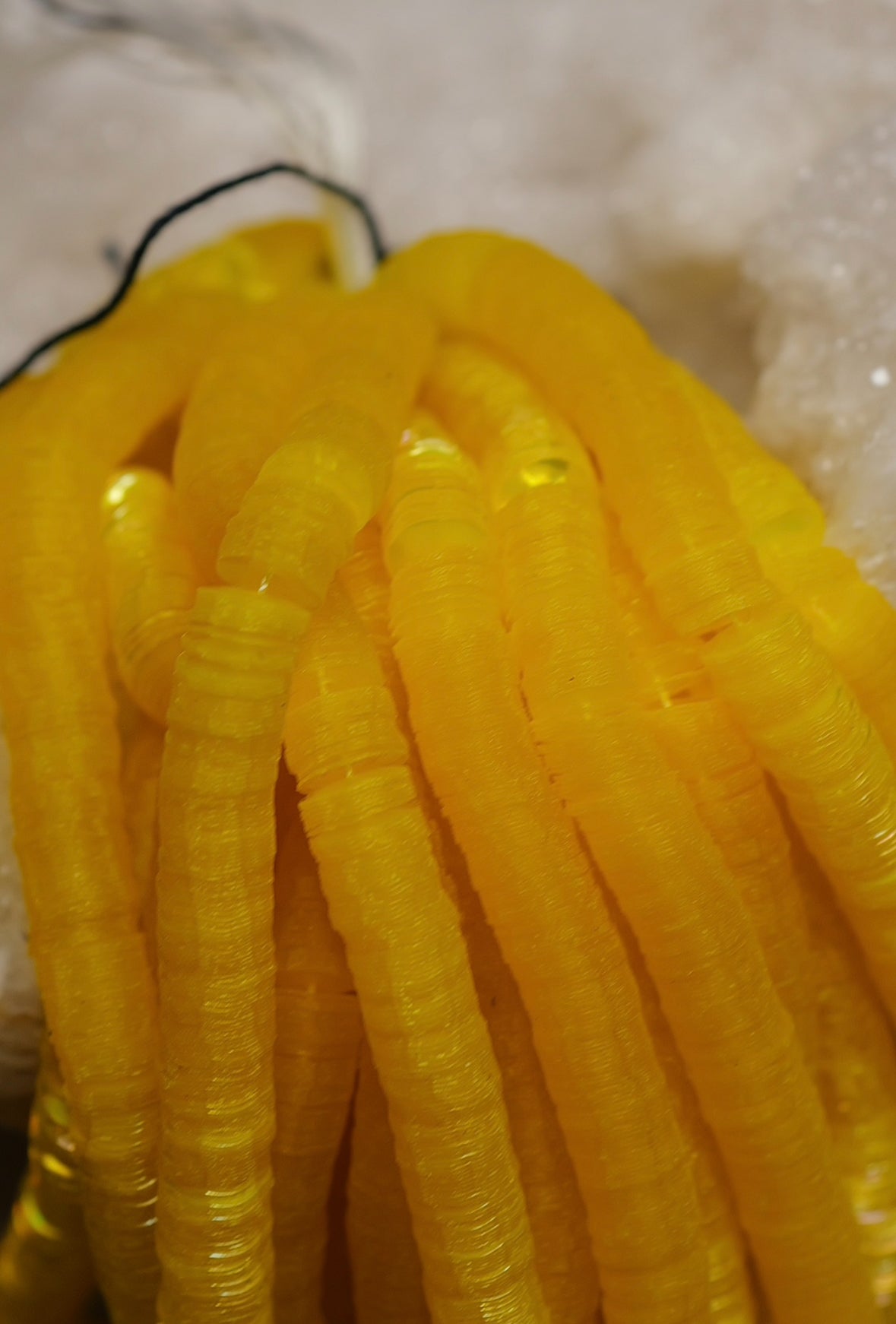 Glossy Crystal Yellow French Cuvettes 5mm