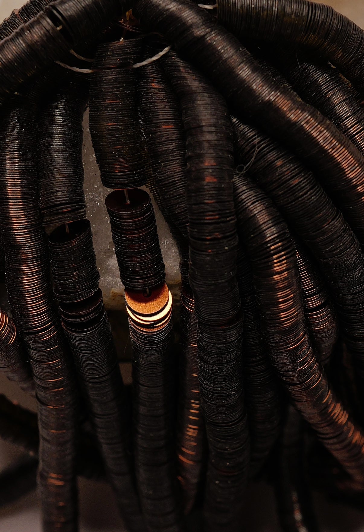 Dark Metallic Brown Sequins 5mm