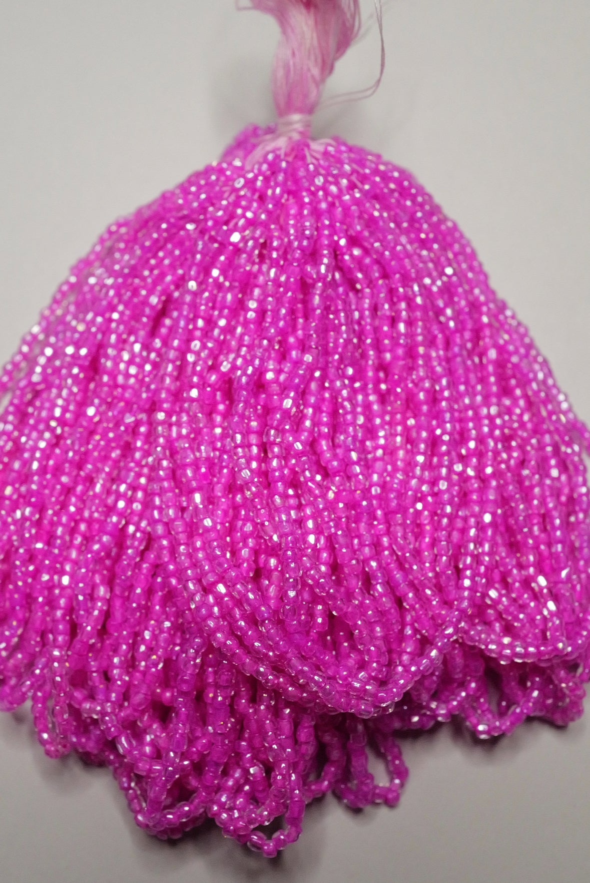 Bright Pink Vintage Beads