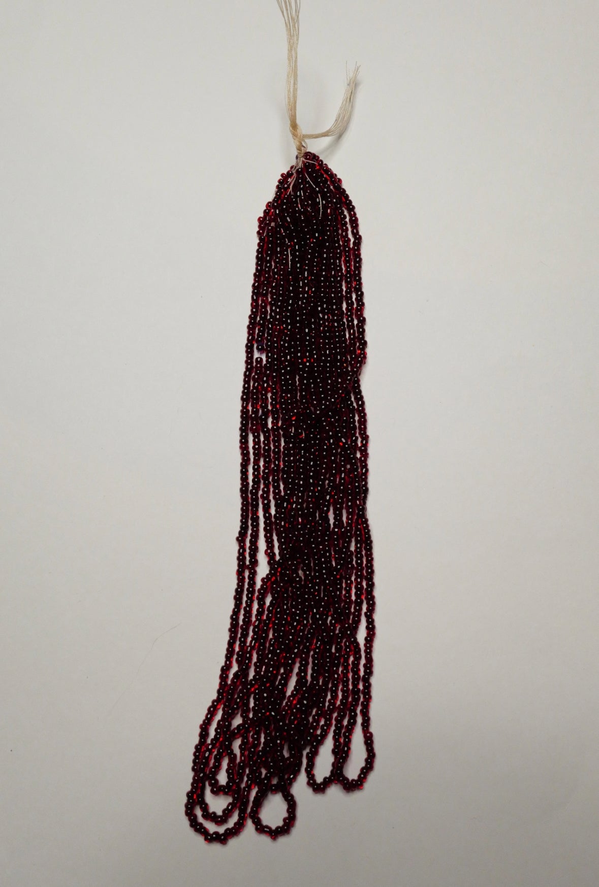 Burgundy Red Vintage Beads