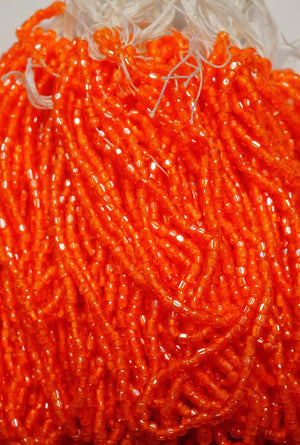 Bright Orange Vintage Beads