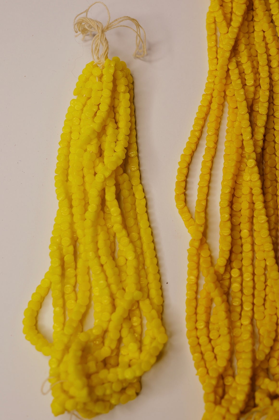 Yellow Antique Beads