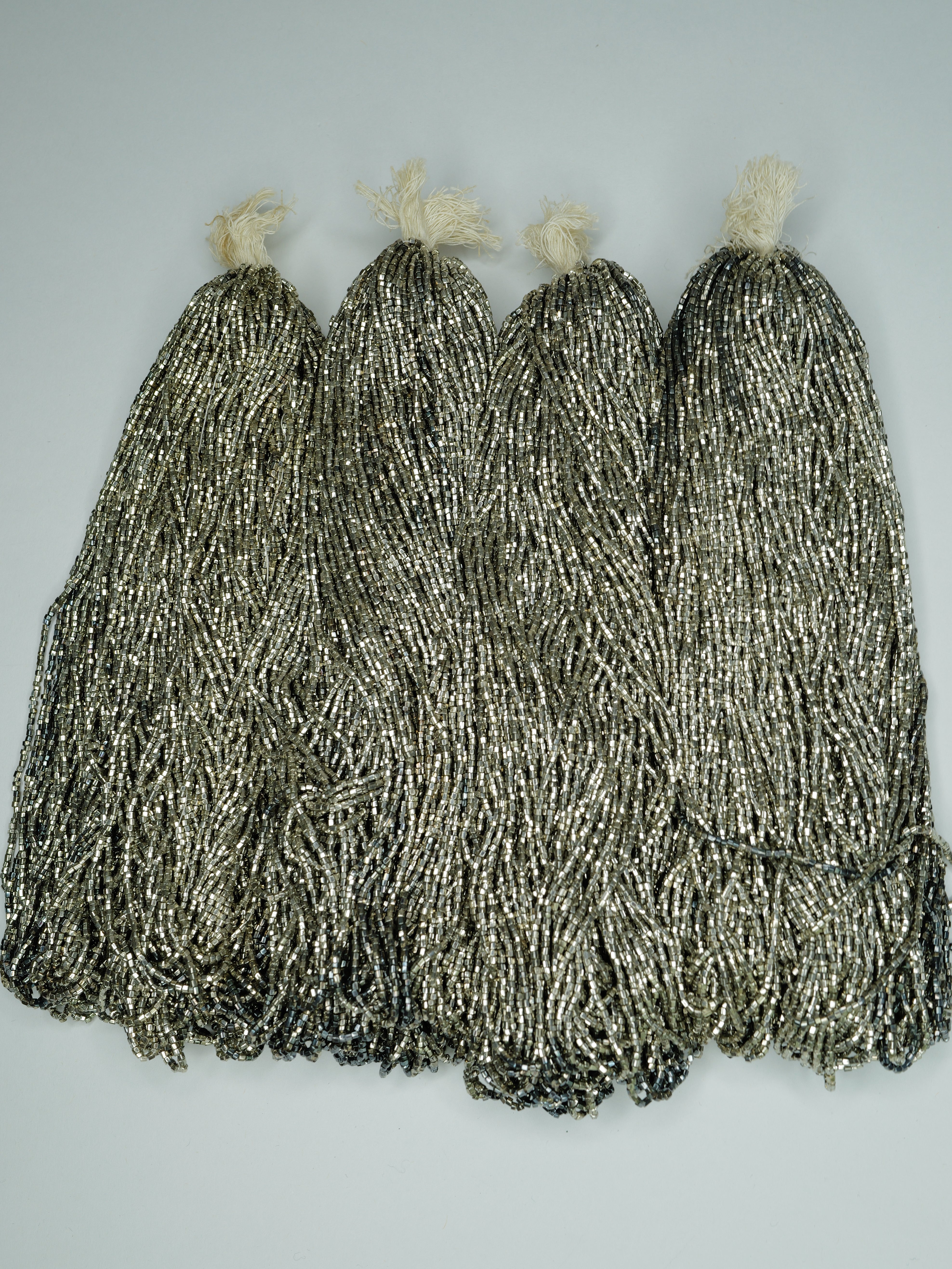 Silver Steel Antique Beads