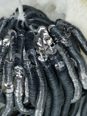 5mm Metallic Dark Silver French Cuvettes
