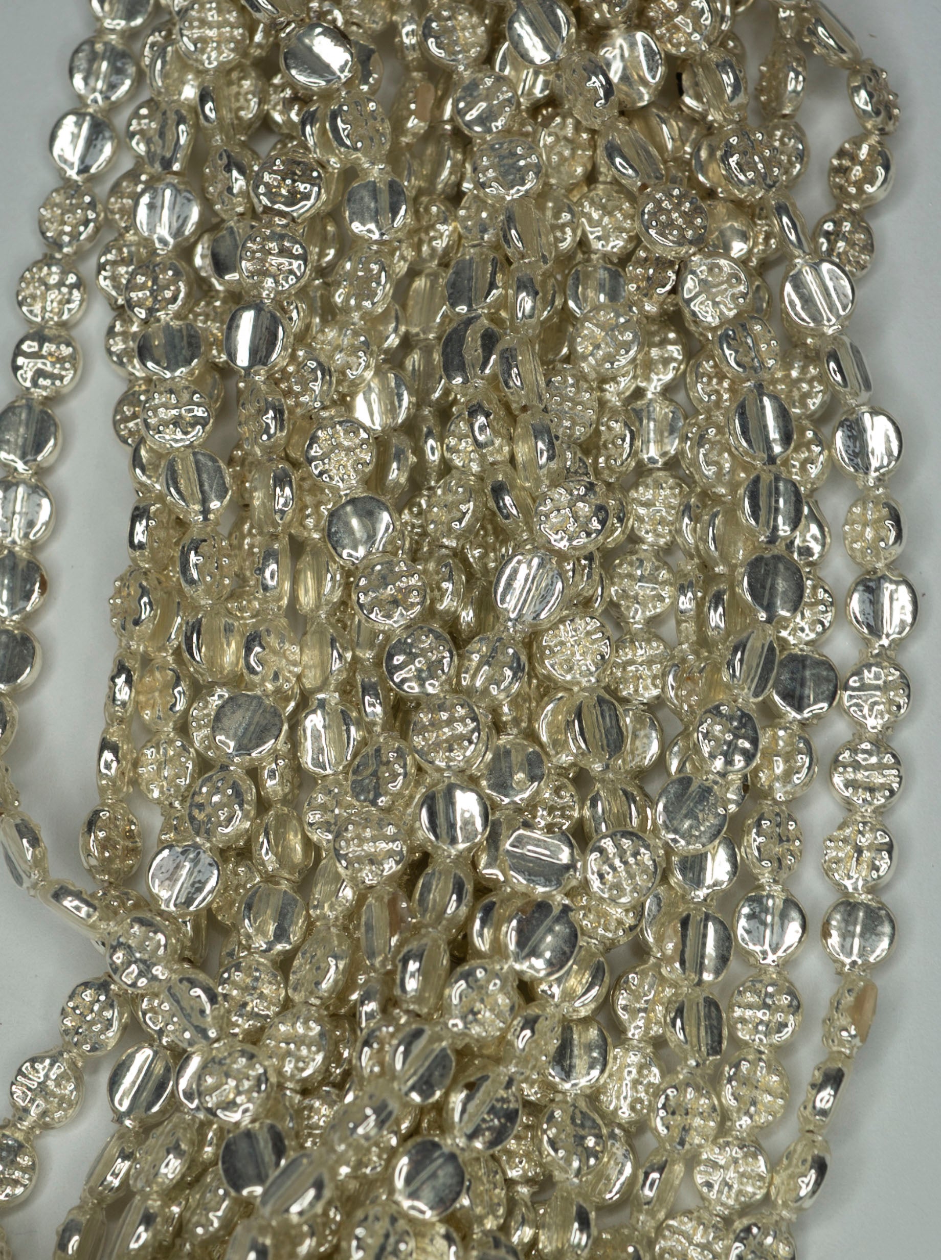 Antique Round Hollow-Blown Glass Beads
