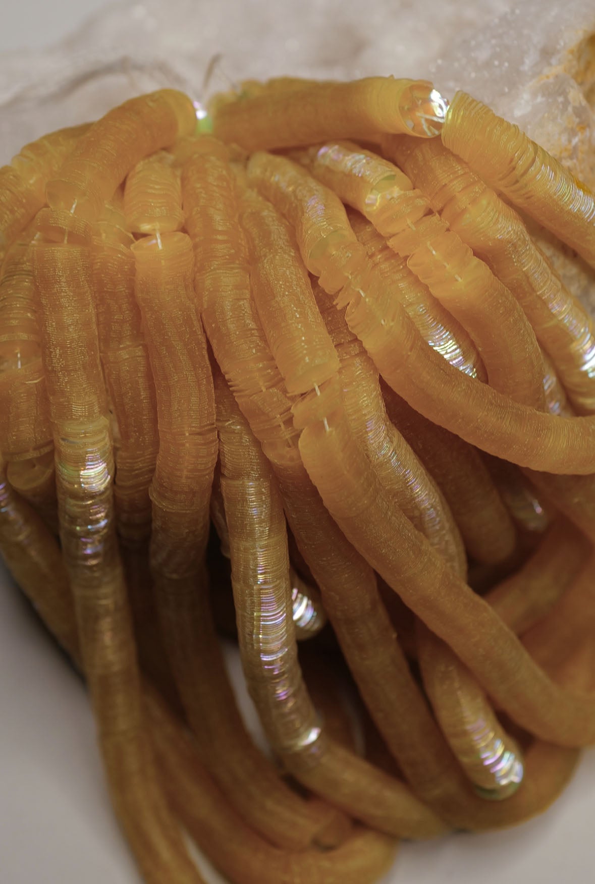 Iridescent Honey French Cuvettes 6mm