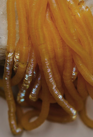 Iridescent Orange French Cuvetts 3mm
