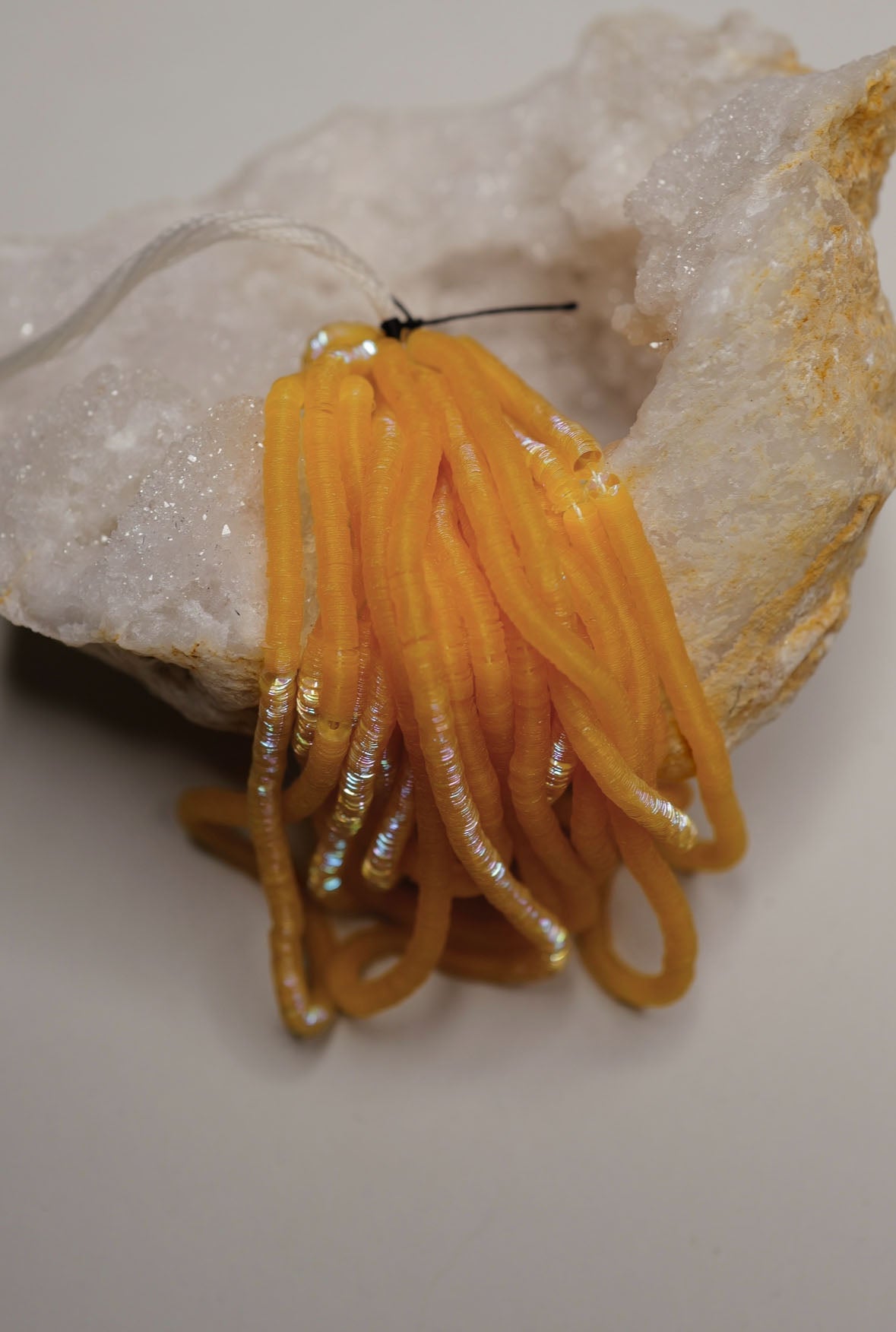 Iridescent Orange French Cuvetts 3mm