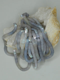 5mm Opal Grey Iris Cuvettes - Norman Hartnell Archive
