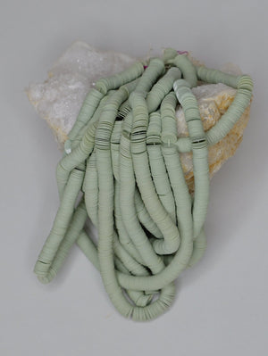 6mm Light Sage Green Sequins - Norman Hartnell Archive