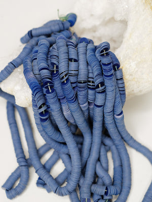 5mm Denim Blue Sequins - Norman Hartnell Archive