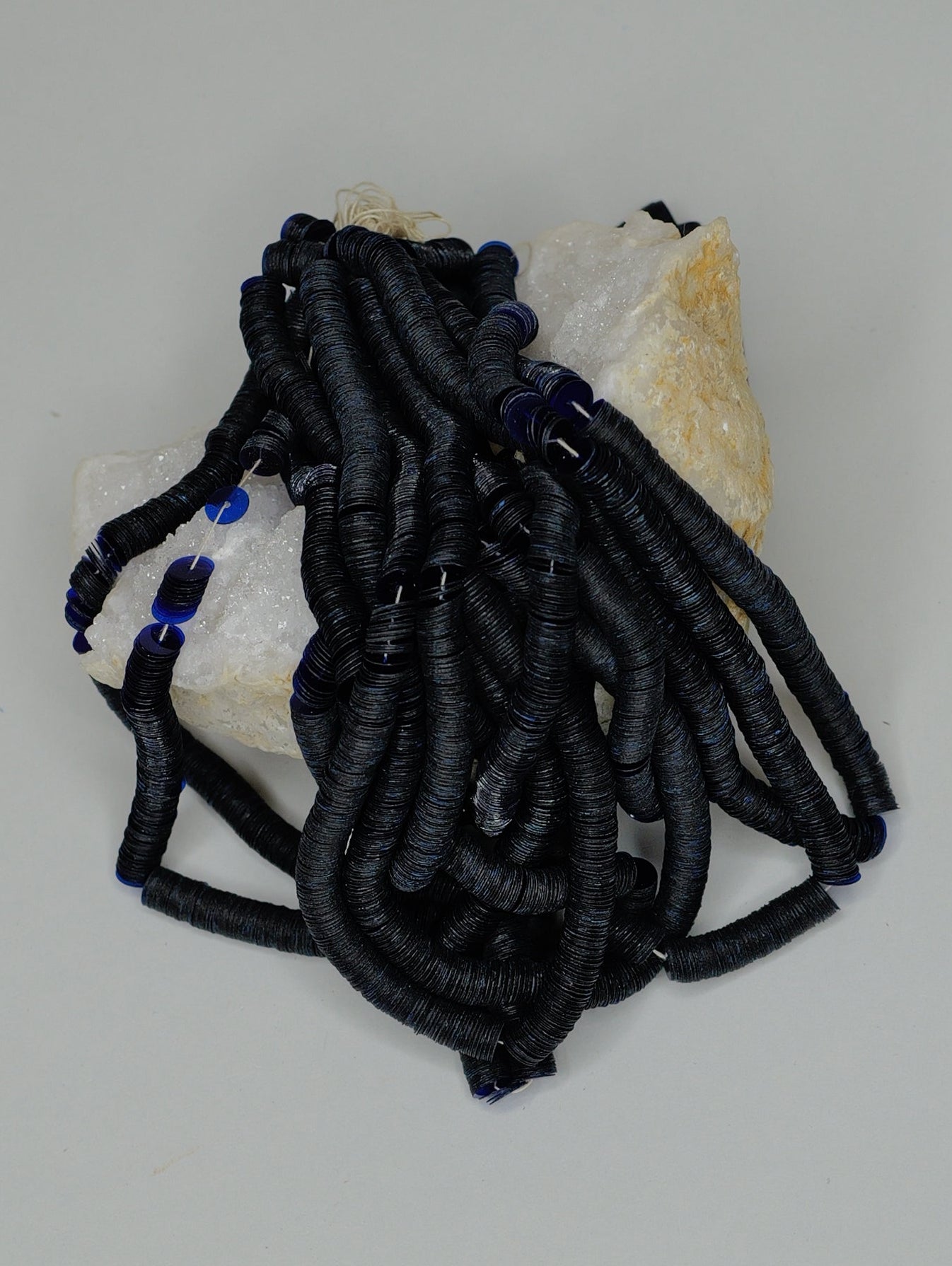6mm Navy Blue Sequins - Norman Hartnell Archive